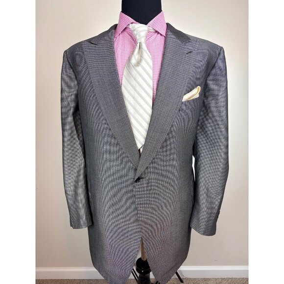 BRIONI 1-Button ***42% Silk*** ITALIAN Sport Jacket 48 L e58 - Picture 1 of 4